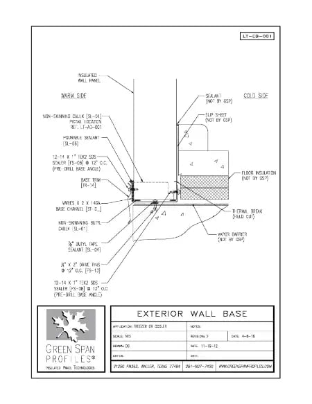 Green Span Profiles thumbnail of Details Drawing for Base 1 Freezer