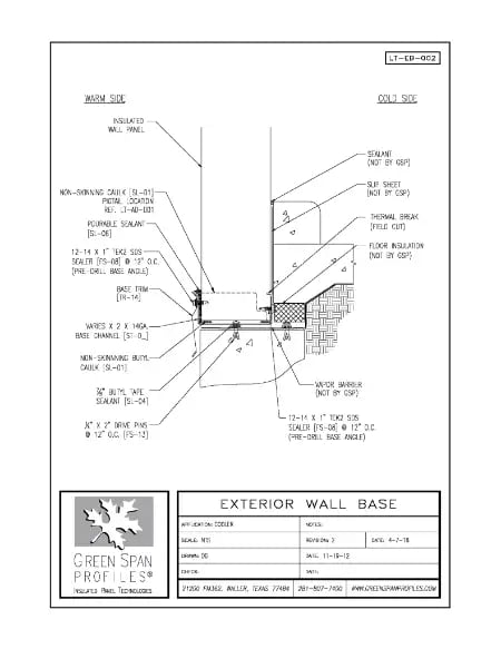Green Span Profiles thumbnail of Details Drawing for Base 2 Cooler