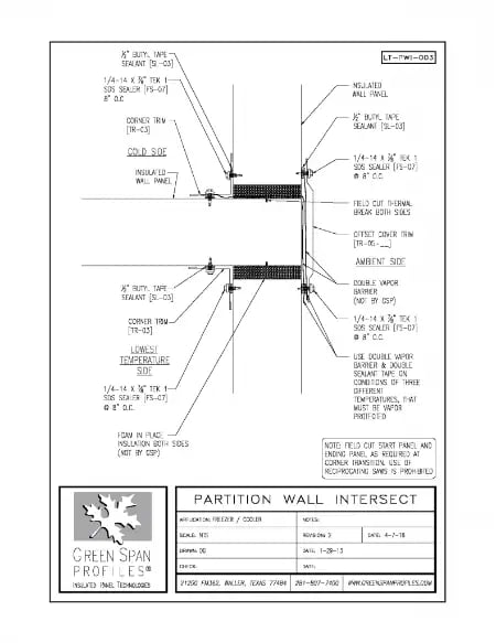 Green Span Profiles thumbnail of Details Drawing for Wall to Wall 2